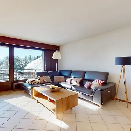 아파트 Lovely With A View - Accessible By Skis 크란스몬타나