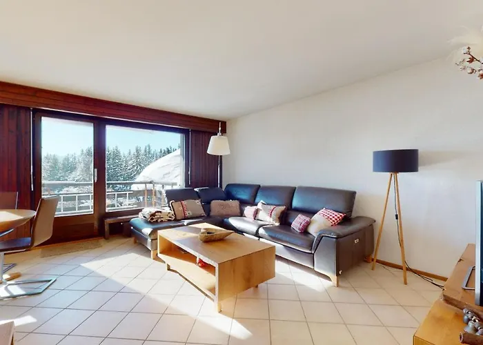 Lägenhet Lovely With A View - Accessible By Skis Crans-Montana