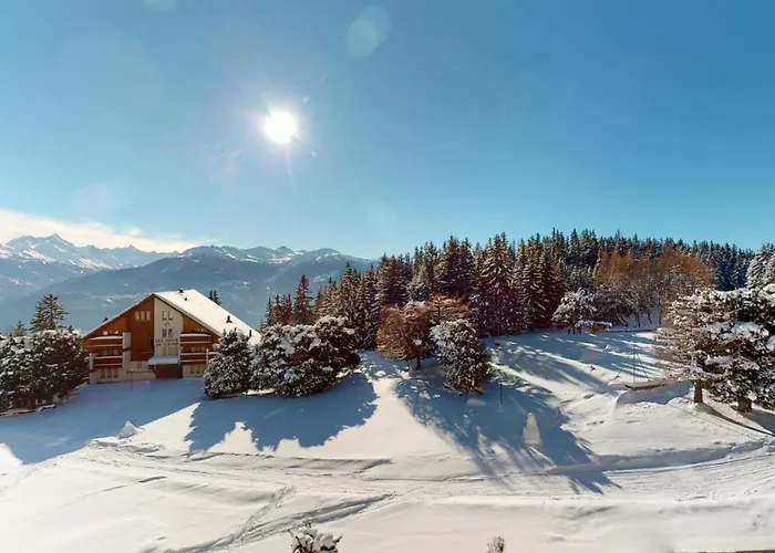Lovely With A View - Accessible By Skis Lägenhet Crans-Montana